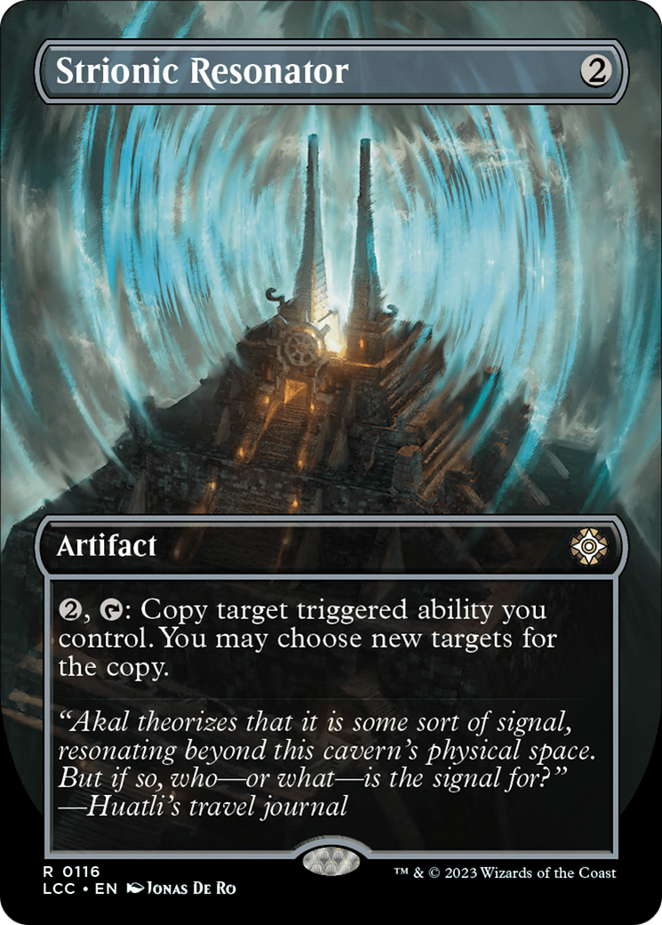 Strionic Resonator (Borderless) (LCC-116) - The Lost Caverns of Ixalan Commander - Magic The Gathering - Single Cards