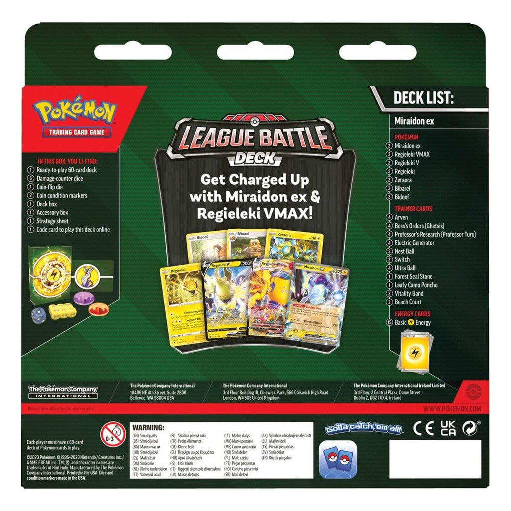League Battle Deck: Miraidon ex POKEMON TCG - Trading Card Games - 3