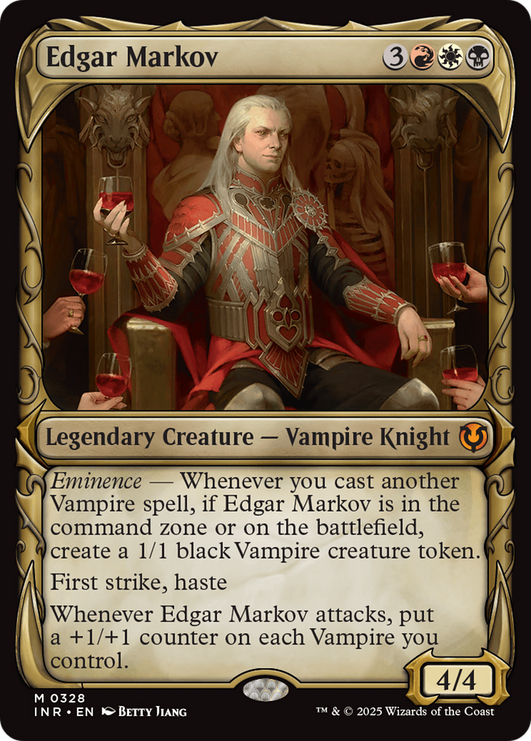 FOIL Edgar Markov (INR-328) - Innistrad Remastered - Magic The Gathering - Single Cards