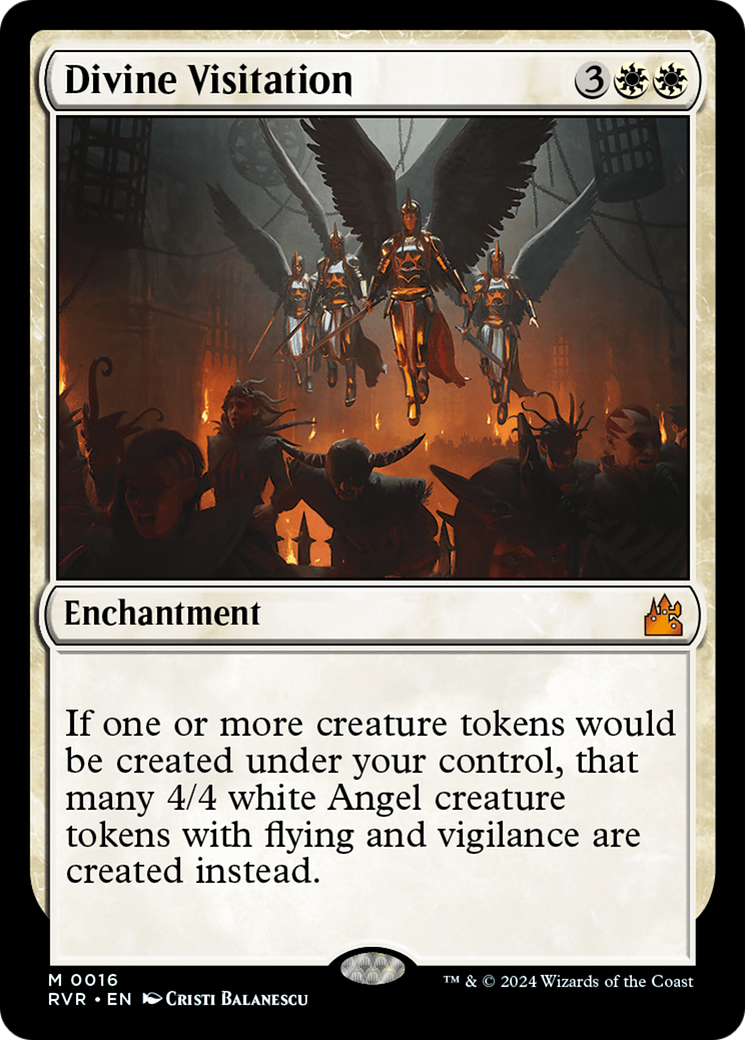 Divine Visitation (RVR-016) - Ravnica Remastered - Magic The Gathering - Single Cards
