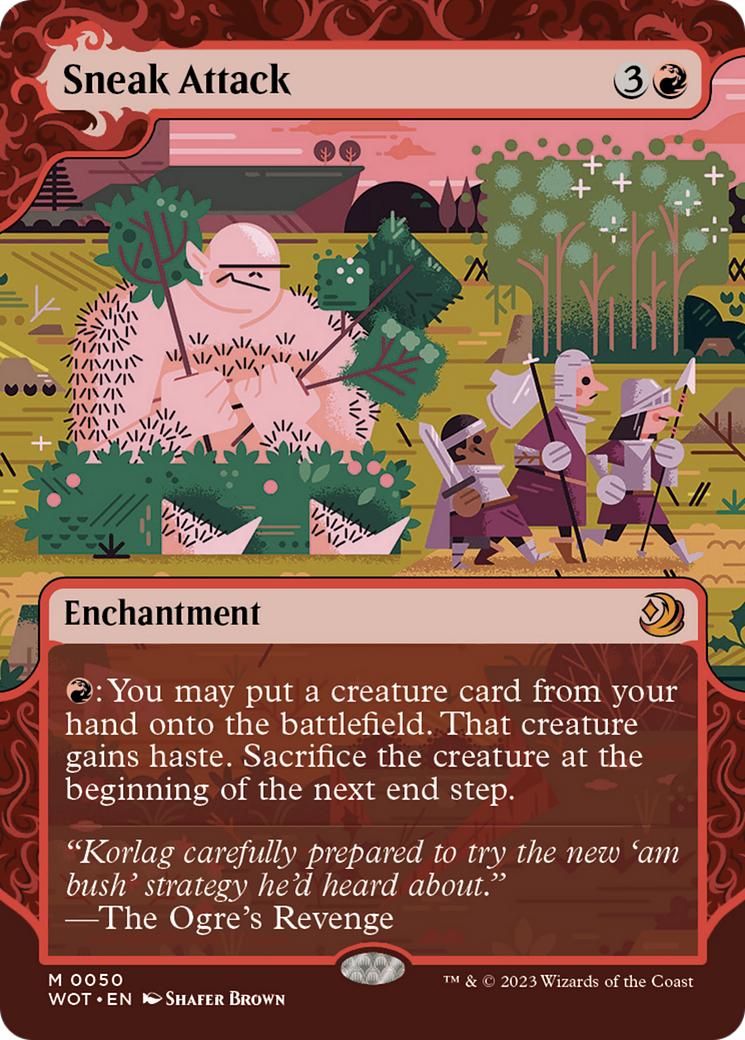 Sneak Attack (WOT-050) - Wilds of Eldraine: Enchanting Tales - Magic The Gathering - Single Cards