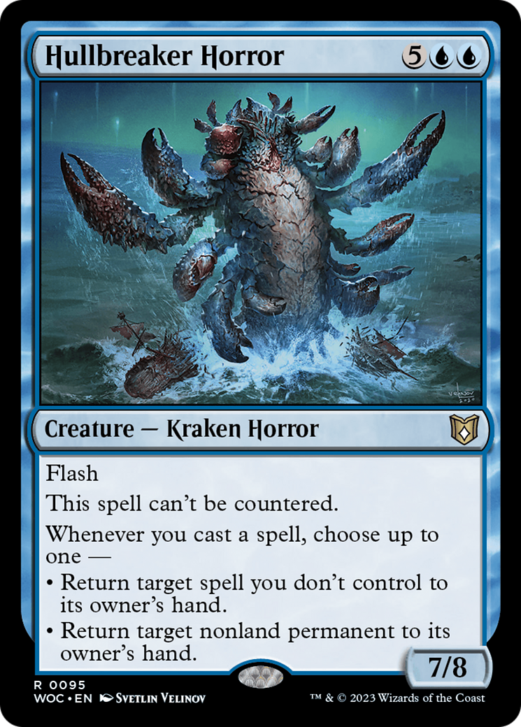 Hullbreaker Horror (WOC-095) - Wilds of Eldraine Commander - Magic The Gathering - Single Cards
