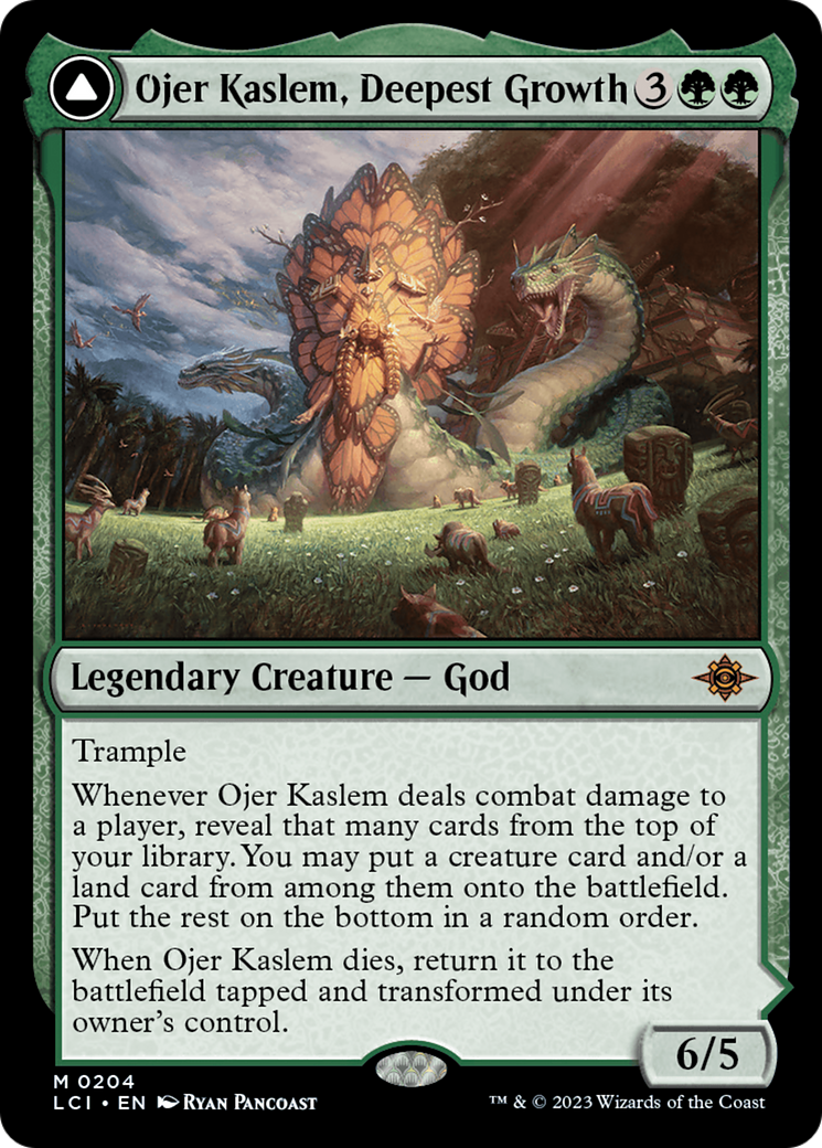 FOIL Ojer Kaslem, Deepest Growth (LCI-204) - The Lost Caverns of Ixalan - Magic The Gathering - Single Cards