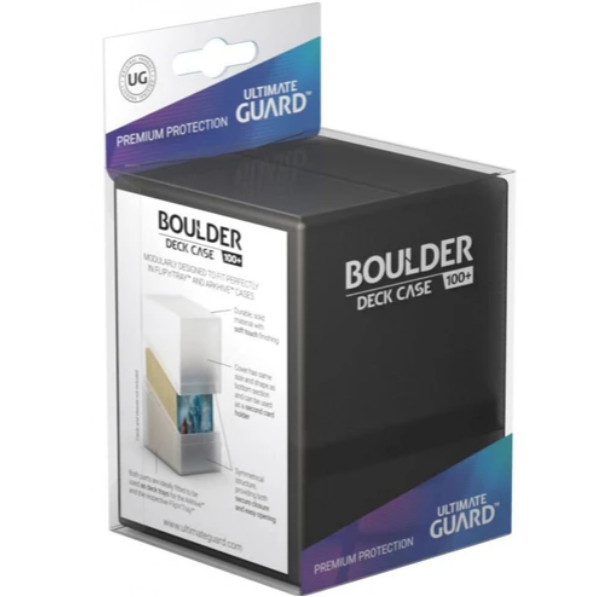 Ultimate Guard Boulder Deck Case 100+ Standard Size Onyx Deck Box - Deck Boxes