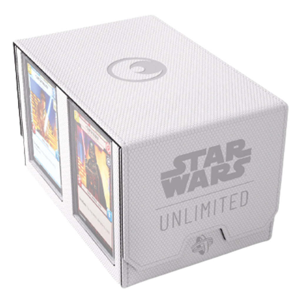 Gamegenic Star Wars Unlimited Double Deck Pod - White/Black - Deck Boxes - 2