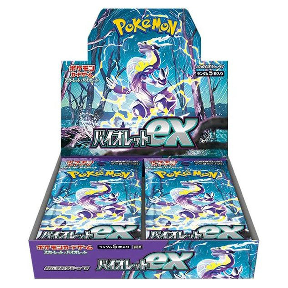 Pokemon Scarlet & Violet Violet ex Booster Box SV1V Japanese - Trading Card Games