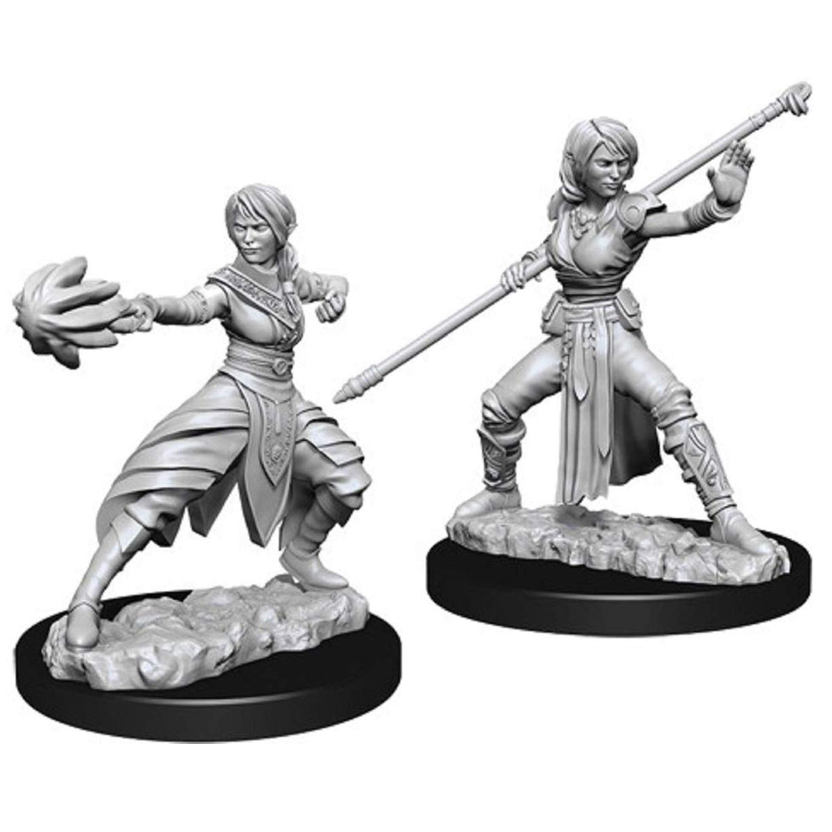 D&D Nolzurs Marvelous Unpainted Miniatures Female Half Elf Monk - Miniatures
