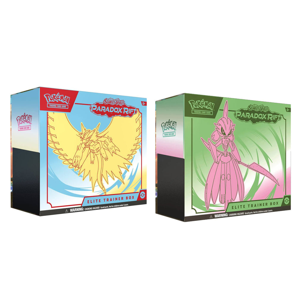 Scarlet & Violet Paradox Rift Elite Trainer Boxes (Pair) POKEMON TCG - Trading Card Games