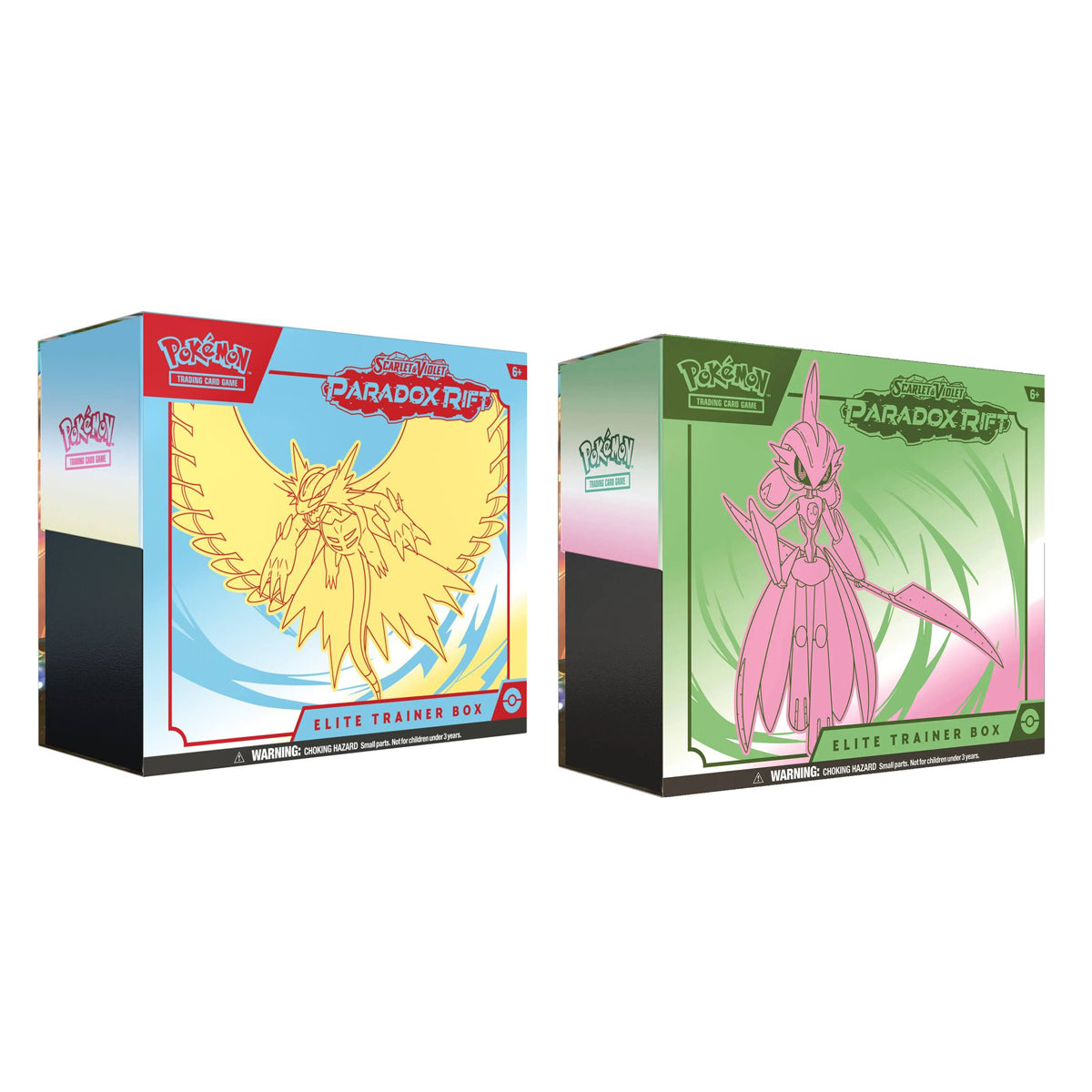 Scarlet & Violet Paradox Rift Elite Trainer Boxes (Pair) POKEMON TCG - Trading Card Games