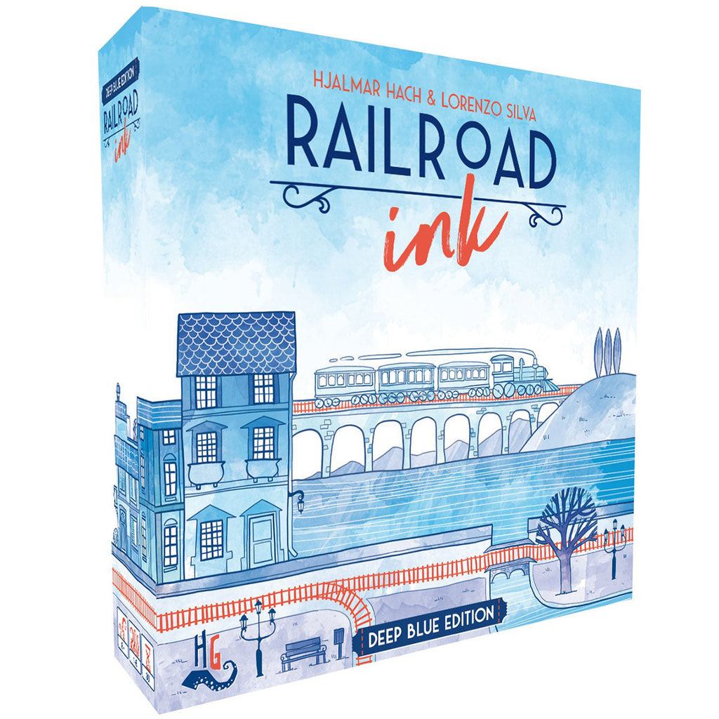 Railroad Ink Deep Blue Edition - Board Games
