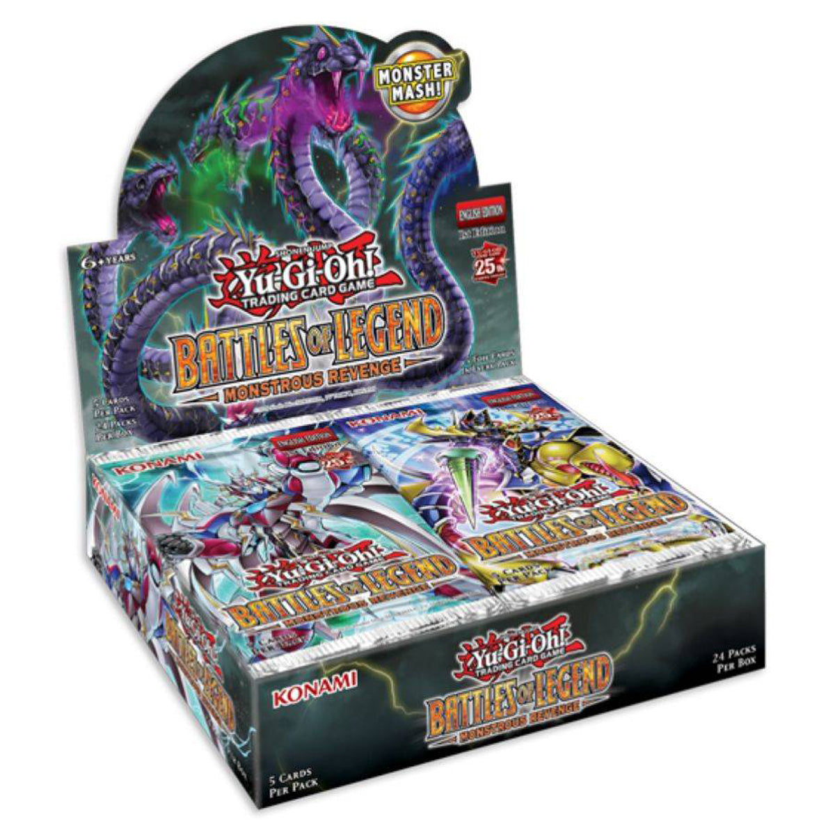 YuGiOh! Battles of Legend: Monstrous Revenge Booster Box - Trading Card Games