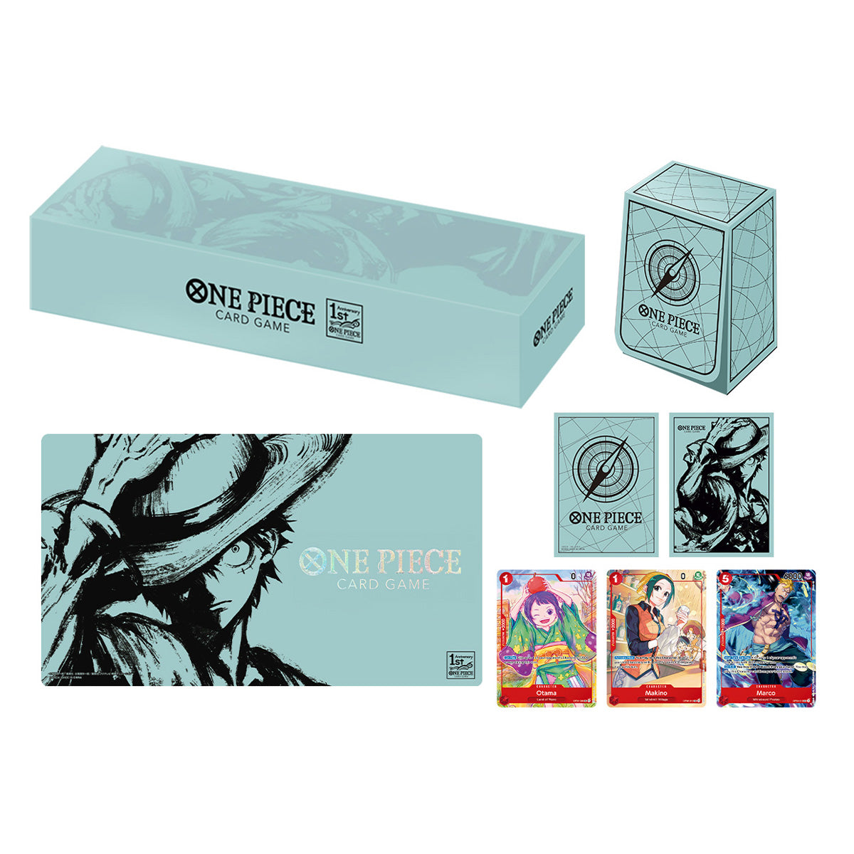 One Piece Japanese 1st Anniversary Release Celebration Set (English Cards) - Trading Card Games