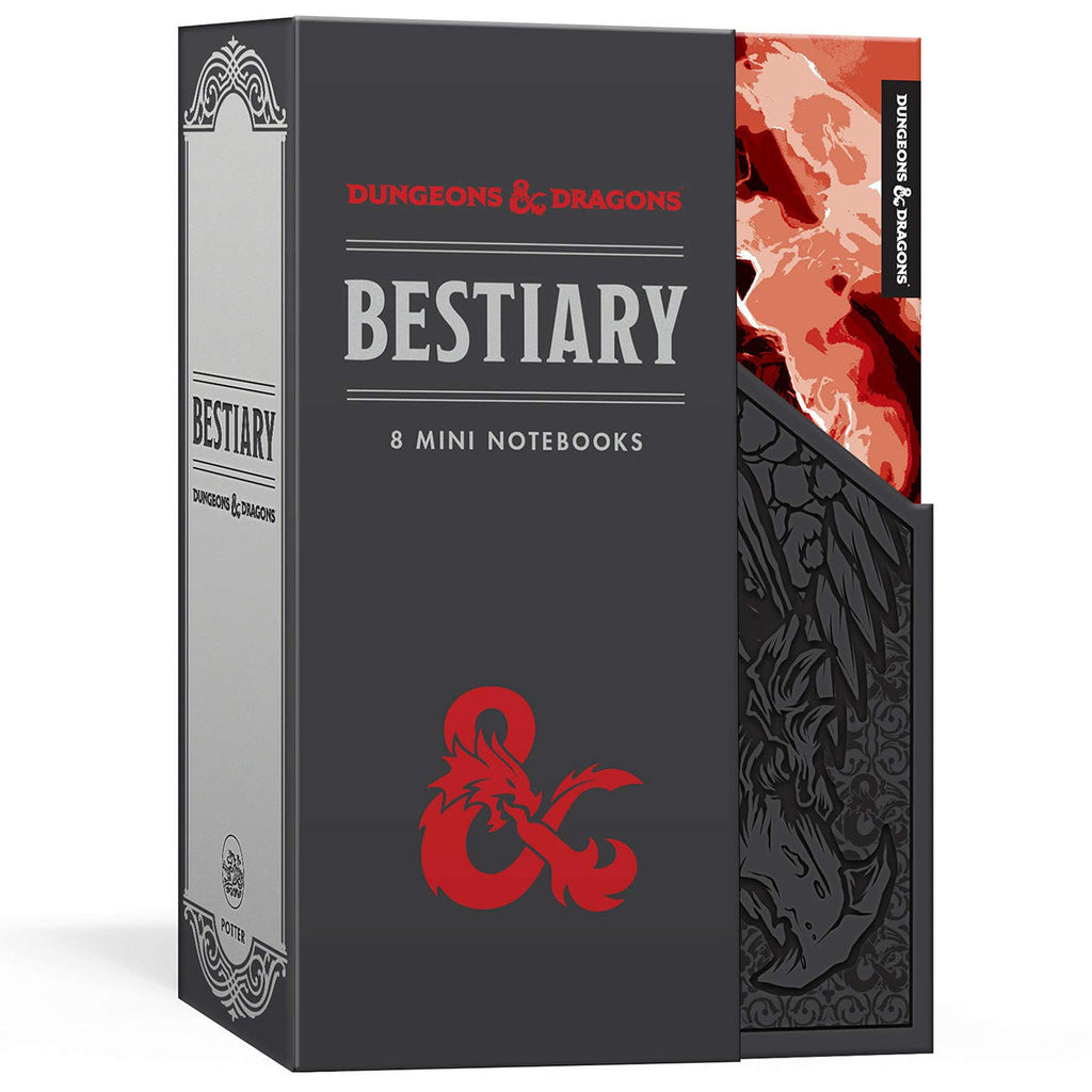 D&D Dungeons & Dragons Bestiary Notebook Set: 8 Mini Notebooks - Role Playing Games
