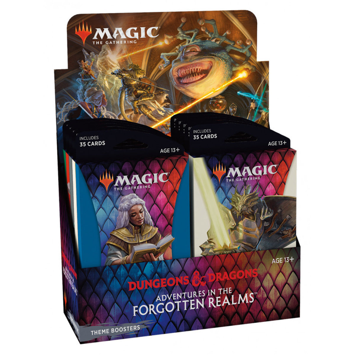 Magic Dungeons & Dragons Adventures in the Forgotten Realms Theme Boosters (Set of 6) MTG D&D - Trading Card Games