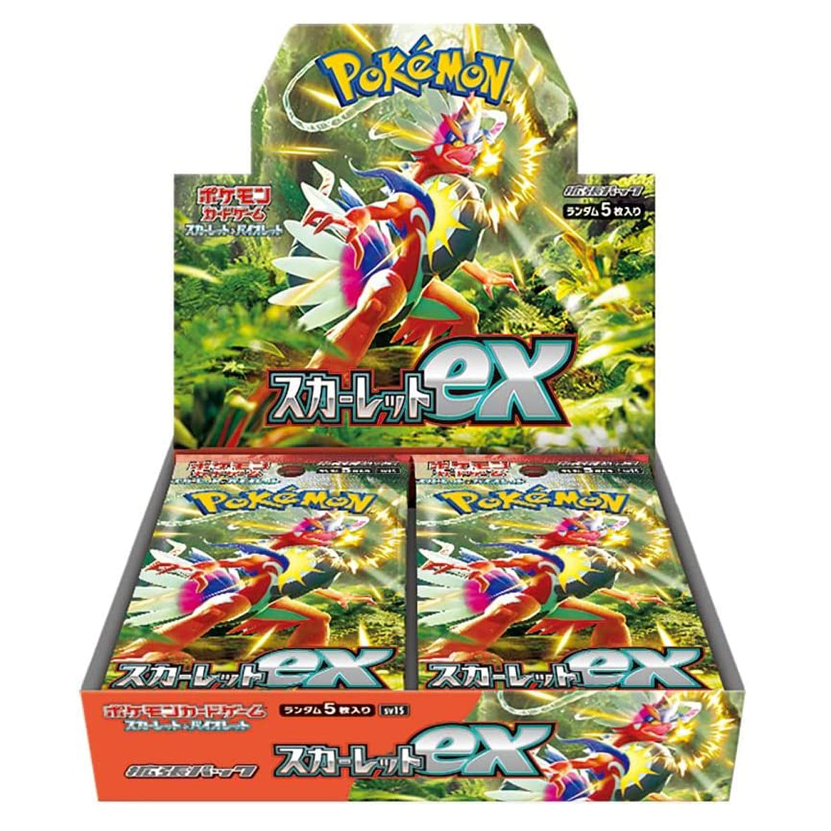 Pokemon Scarlet & Violet Scarlet ex Booster Box SV1S Japanese - Trading Card Games