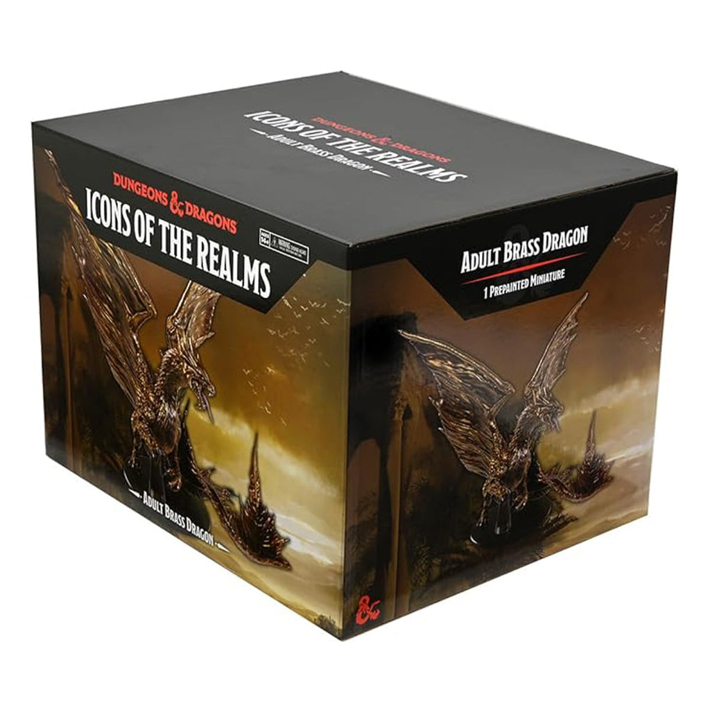 D&D Icons of the Realms Adult Brass Dragon - Miniatures