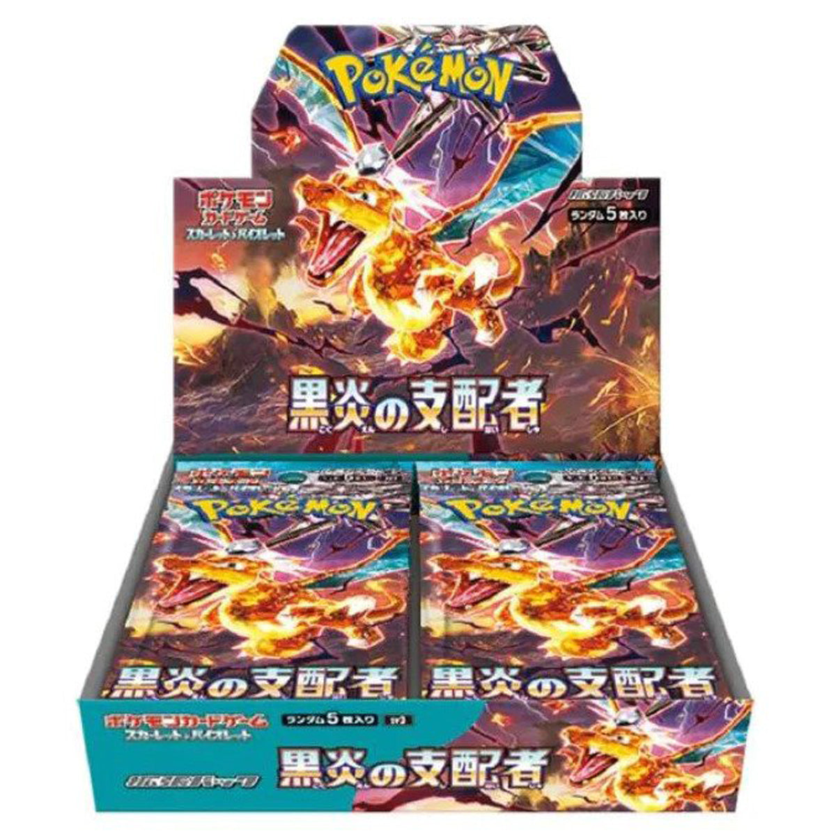 Pokemon TCG Ruler Of The Black Flame Booster Box sv3 Japanese - Trading Card Games