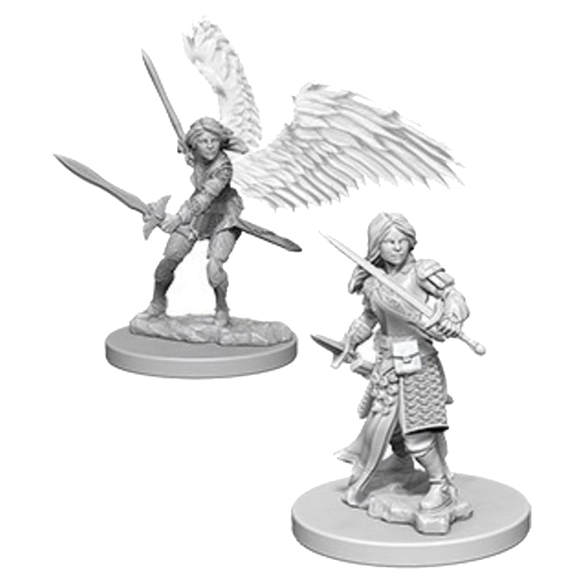 D&D Nolzurs Marvelous Unpainted Miniatures Aasimar Female Paladin - Miniatures
