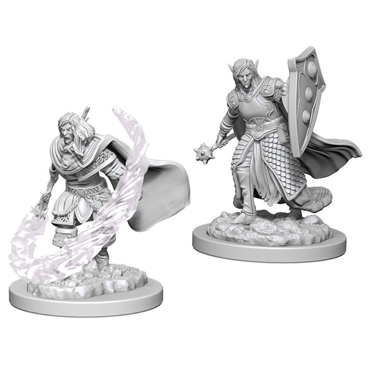D&D Nolzurs Marvelous Unpainted Minis Elf Male Cleric - Miniatures