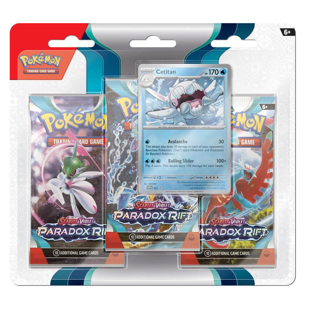 Scarlet & Violet Paradox Rift Three Booster Blisters (Pair) POKEMON TCG - Trading Card Games - 2