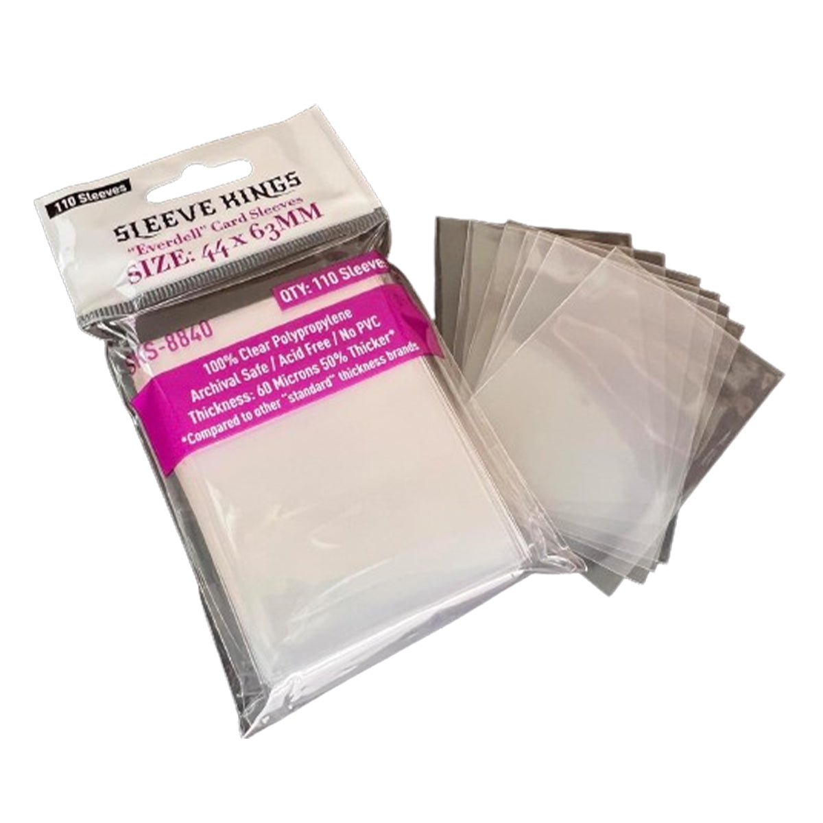 Sleeve Kings Board Game Sleeves "Everdell Mini Compatible" Sleeves (44mm x 63mm) (110 Sleeves per Pack) - Sleeves - 2
