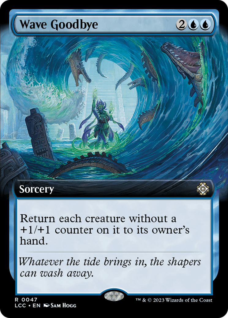 Wave Goodbye (Extended Art) (LCC-047) - The Lost Caverns of Ixalan Commander - Magic The Gathering - Single Cards