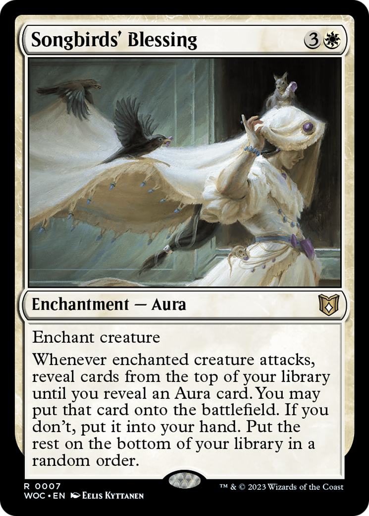 Songbirds' Blessing (WOC-007) - Wilds of Eldraine Commander - Magic The Gathering - Single Cards