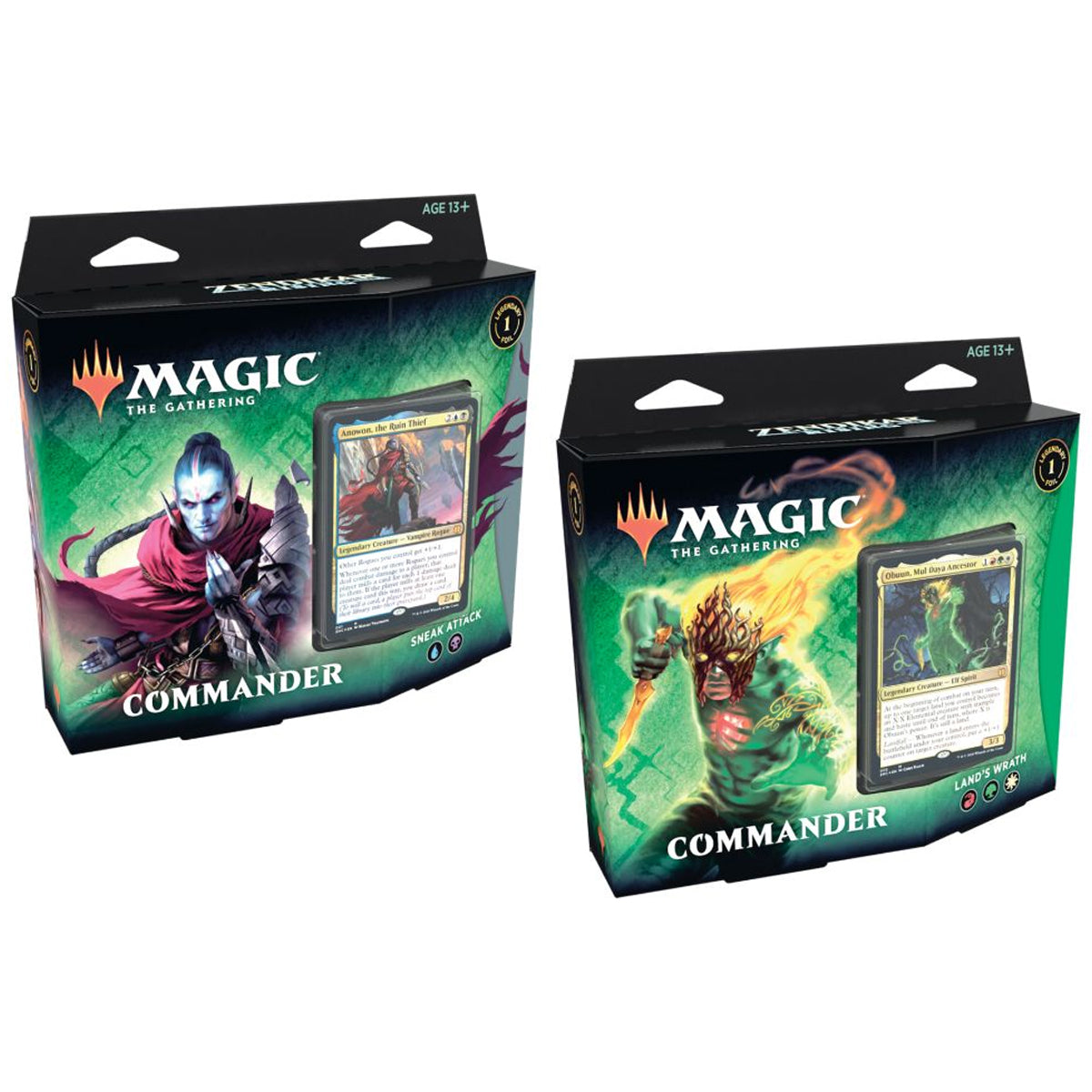 Magic Zendikar Rising Commander Theme Decks (Pair) MTG - Trading Card Games