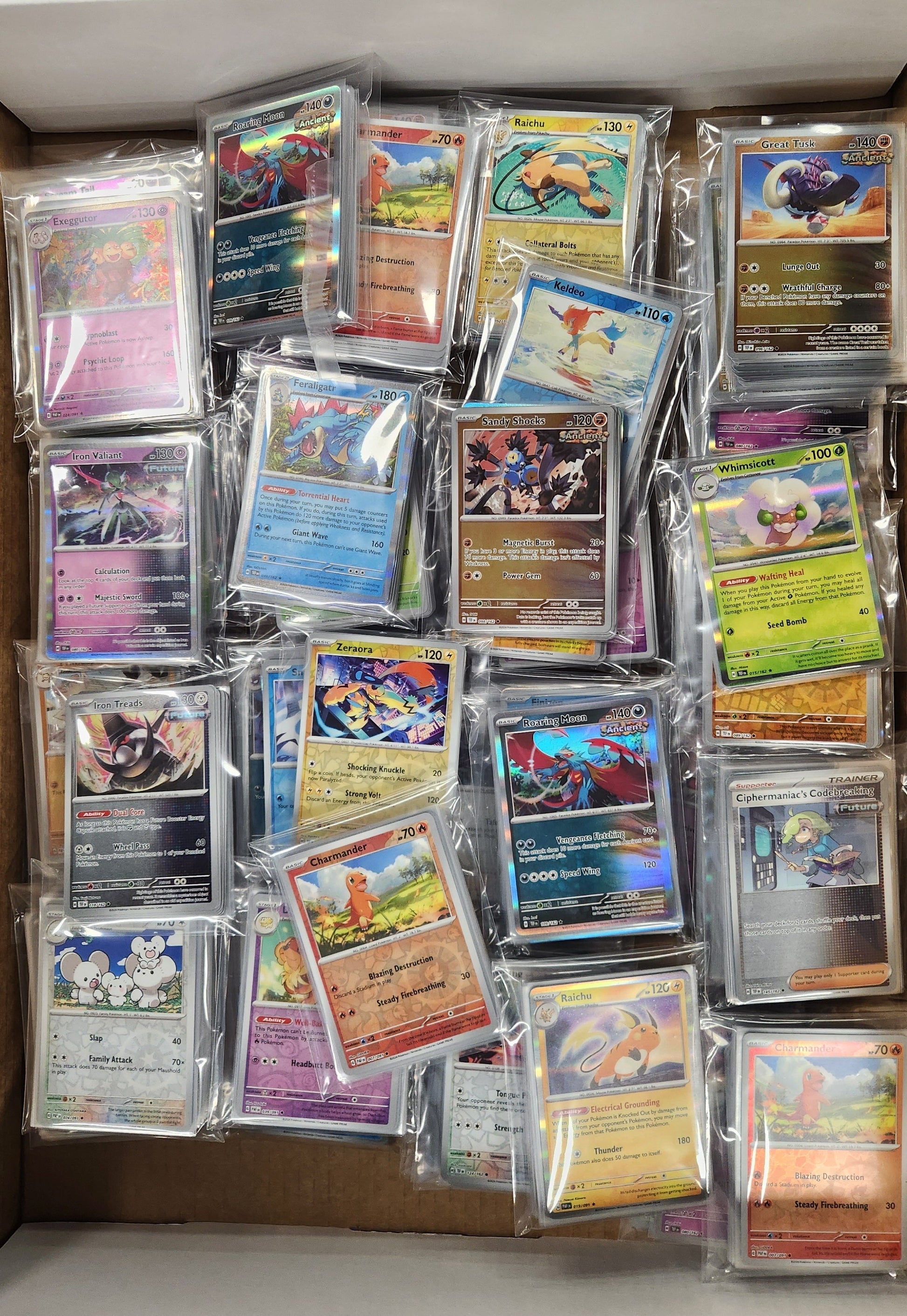 Pokemon Random Holo Pack (20 cards) - Paldean Fates/Temporal Forces - Single Cards