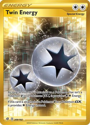 Twin Energy 209/192 - Pokemon Rebel Clash Holofoil - Single Cards