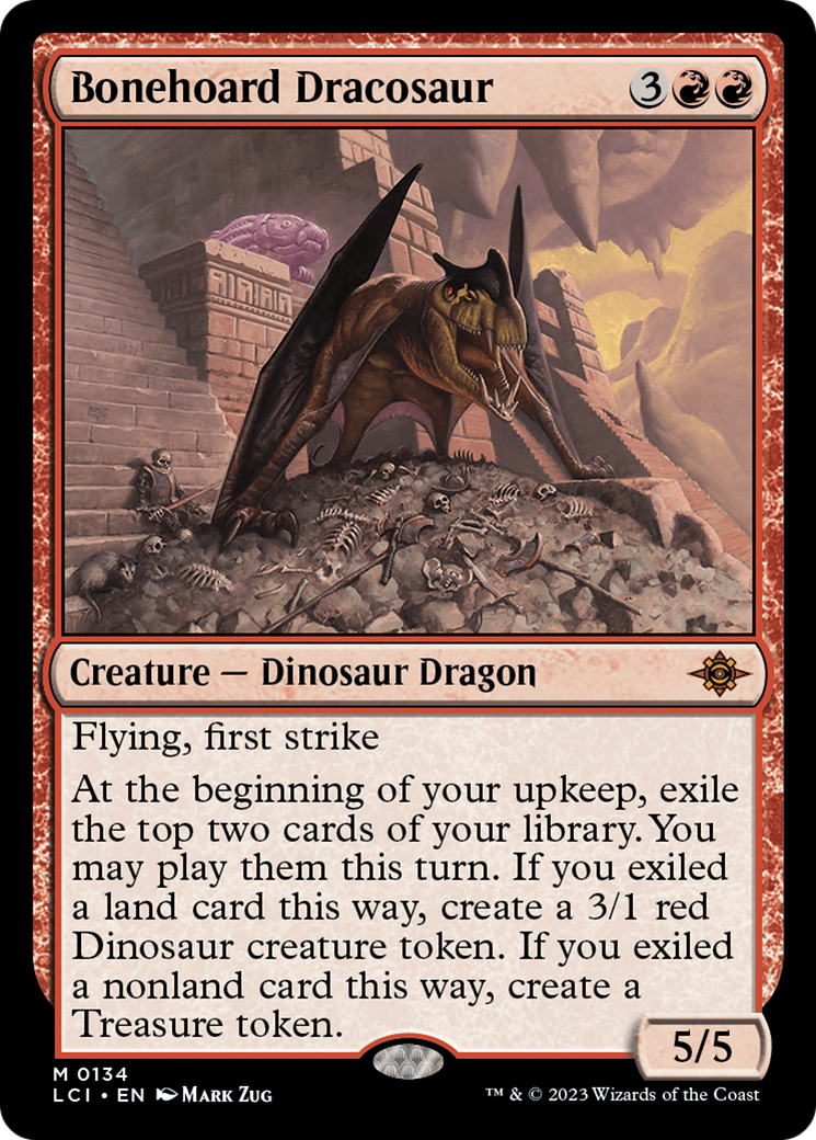 FOIL Bonehoard Dracosaur (LCI-134) - The Lost Caverns of Ixalan - Magic The Gathering - Single Cards
