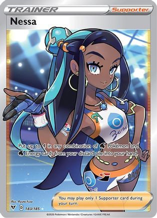 Nessa 183/185 - Pokemon Vivid Voltage Holofoil - Single Cards