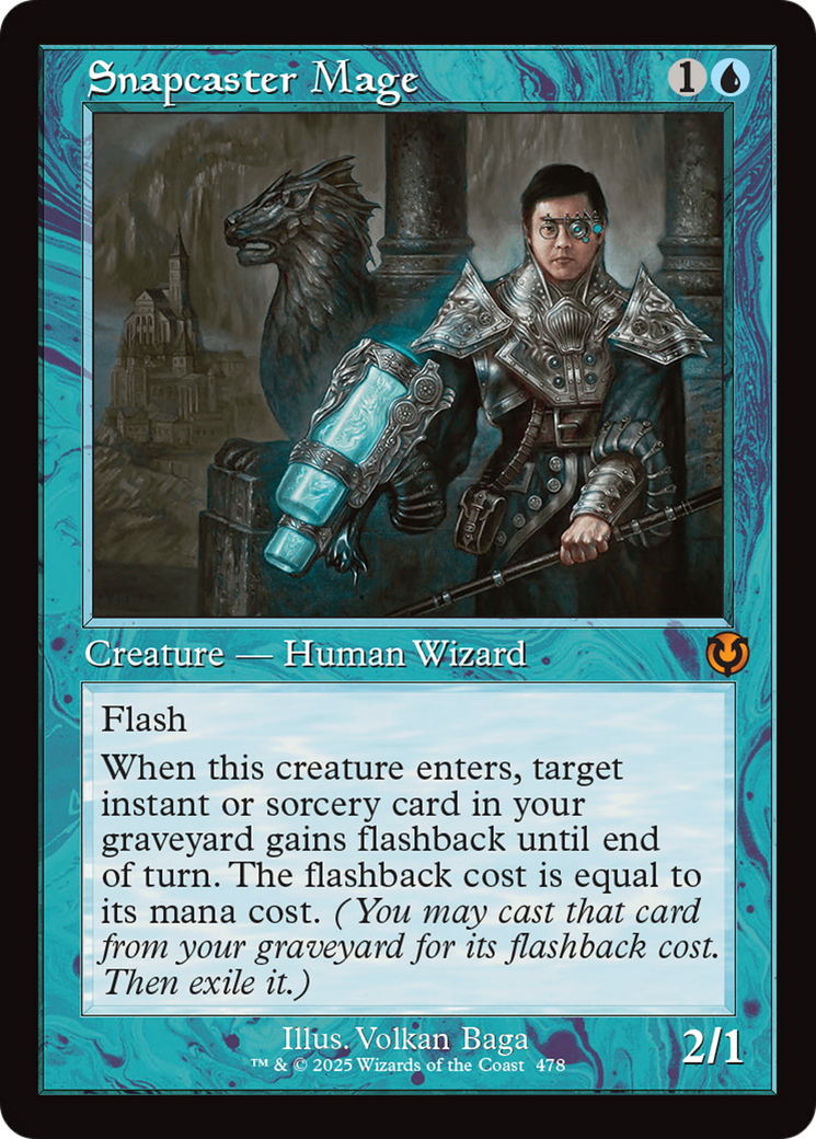Snapcaster Mage (INR-478) - Innistrad Remastered - Magic The Gathering - Single Cards