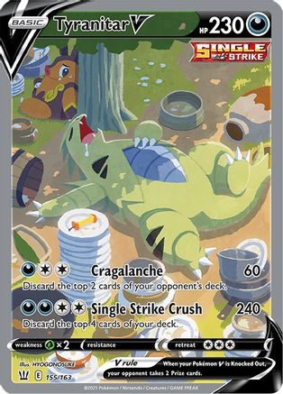 Tyranitar V 155/163 - Pokemon Battle Styles Holofoil - Single Cards