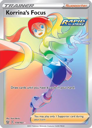 Korrina's Focus 174/163 - Pokemon Battle Styles Holofoil - Single Cards