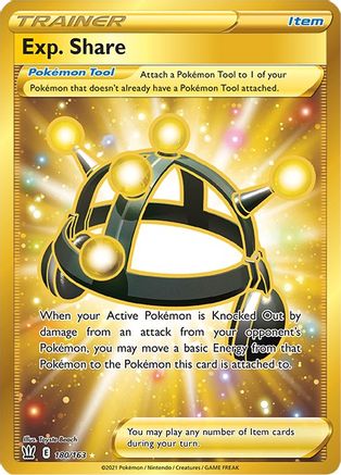 Exp. Share 180/163 - Pokemon Battle Styles Holofoil - Single Cards