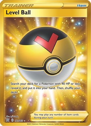 Level Ball 181/163 - Pokemon Battle Styles Holofoil - Single Cards