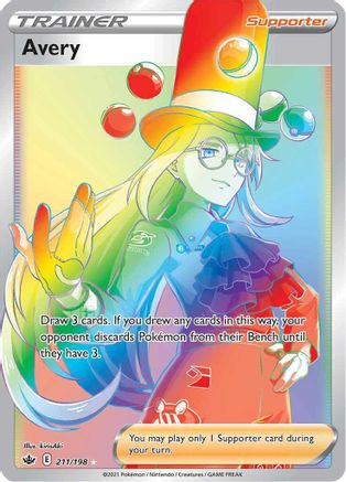 Avery 211/198 - Pokemon Chilling Reign Holofoil - Single Cards