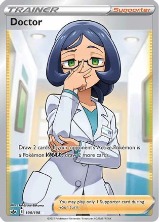 Doctor 190/198 - Pokemon Chilling Reign Holofoil - Single Cards