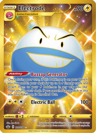 Electrode 222/198 - Pokemon Chilling Reign Holofoil - Single Cards