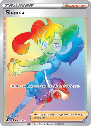 Shauna (Secret) 278/264 - SWSH08 Fusion Strike Holofoil - Single Cards