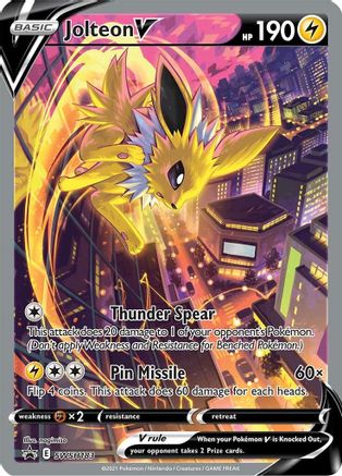 Jolteon V - SWSH183 SWSH183/307 - SWSH Sword & Shield Promo Cards Holofoil - Single Cards