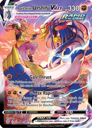 Rapid Strike Urshifu VMAX TG21/30 - Pokemon Brilliant Stars Trainer Gallery Holofoil - Single Cards