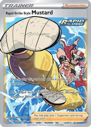 Rapid Strike Style Mustard TG27/30 - SWSH09 Brilliant Stars Trainer Gallery Holofoil - Single Cards
