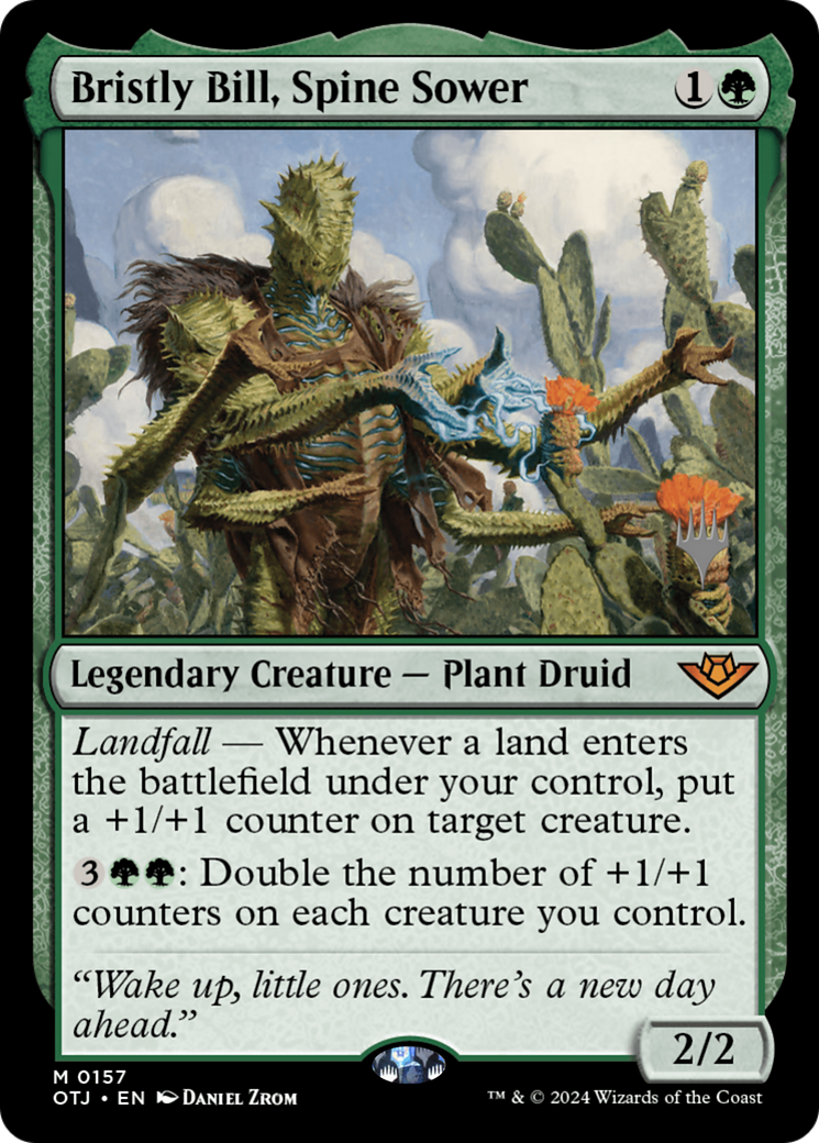 Bristly Bill, Spine Sower (PPOTJ-157P) - Outlaws of Thunder Junction Promos - Magic The Gathering - Single Cards