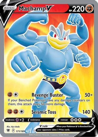 Machamp V 171/189 - Pokemon Astral Radiance Holofoil - Single Cards