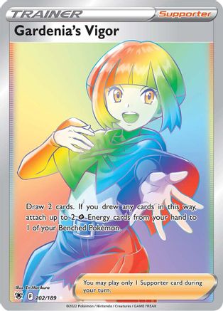 Gardenia's Vigor 202/189 - Pokemon Astral Radiance Holofoil - Single Cards