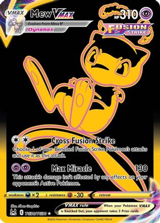 Mew VMAX TG30/30 - Pokemon Lost Origin Trainer Gallery Holofoil - Single Cards