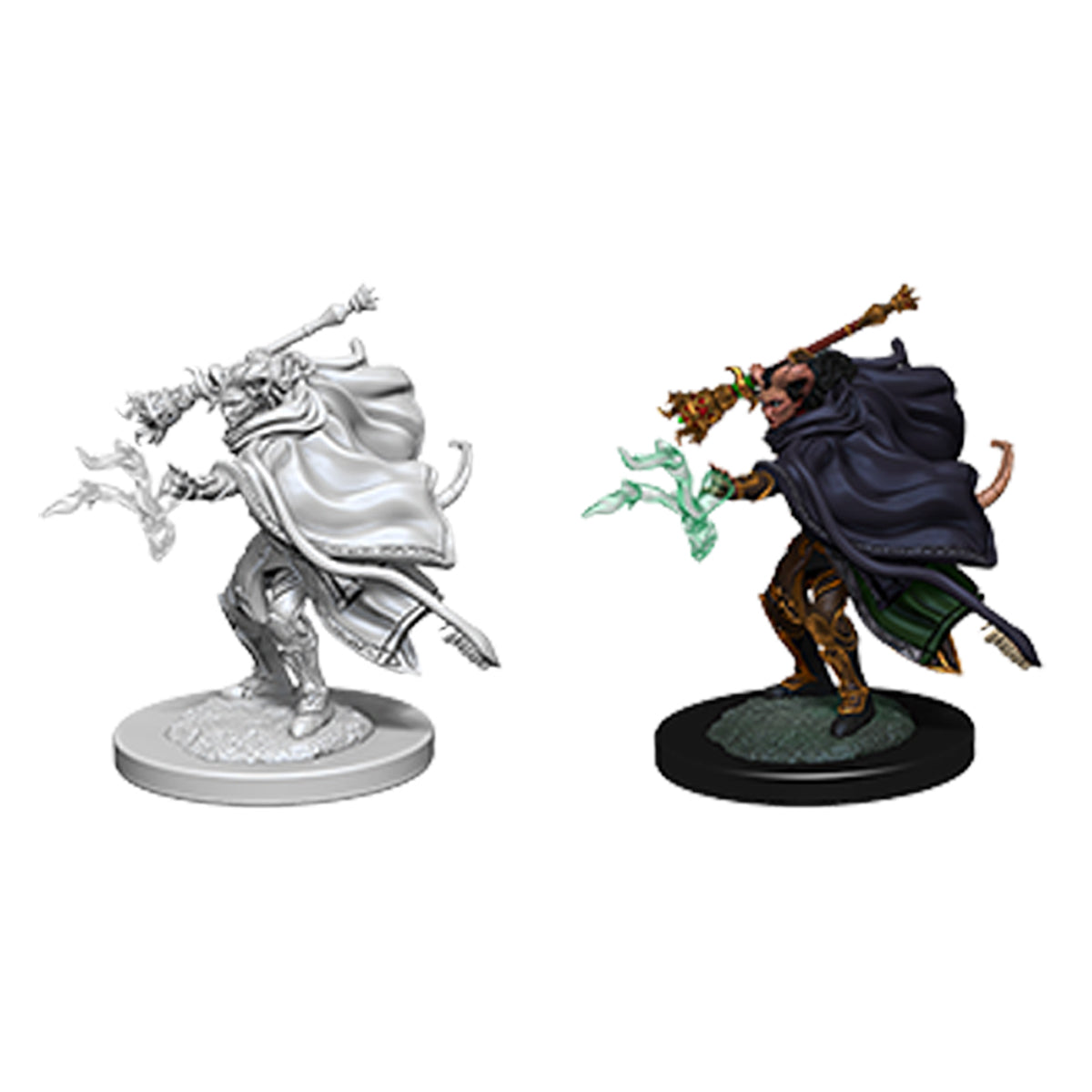 D&D Nolzurs Marvelous Unpainted Miniatures Female Tiefling Warlock - Miniatures - 2