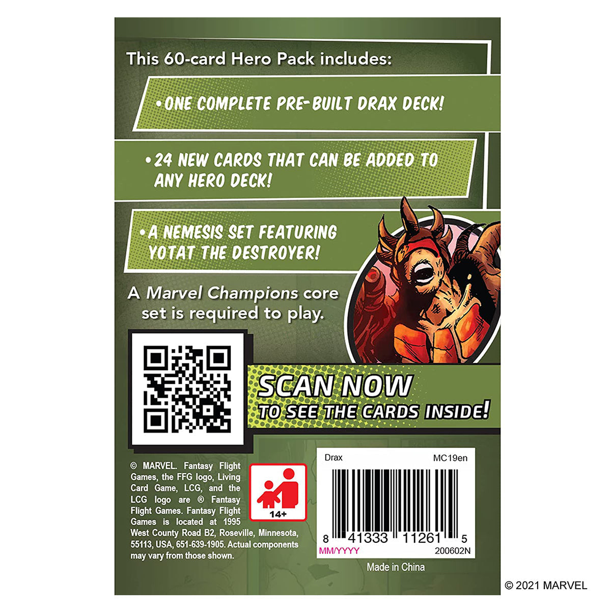 Marvel Champions LCG Drax Hero Pack - Board Games - 2